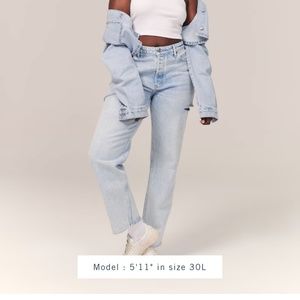 Abercrombie High Rise Dad Jean